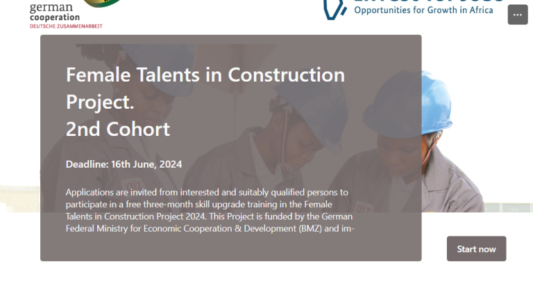 GIZ Female Talents in Construction Project Cohort 2