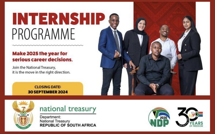 National Treasury Internship Programme 2025 for Young South African Graduates