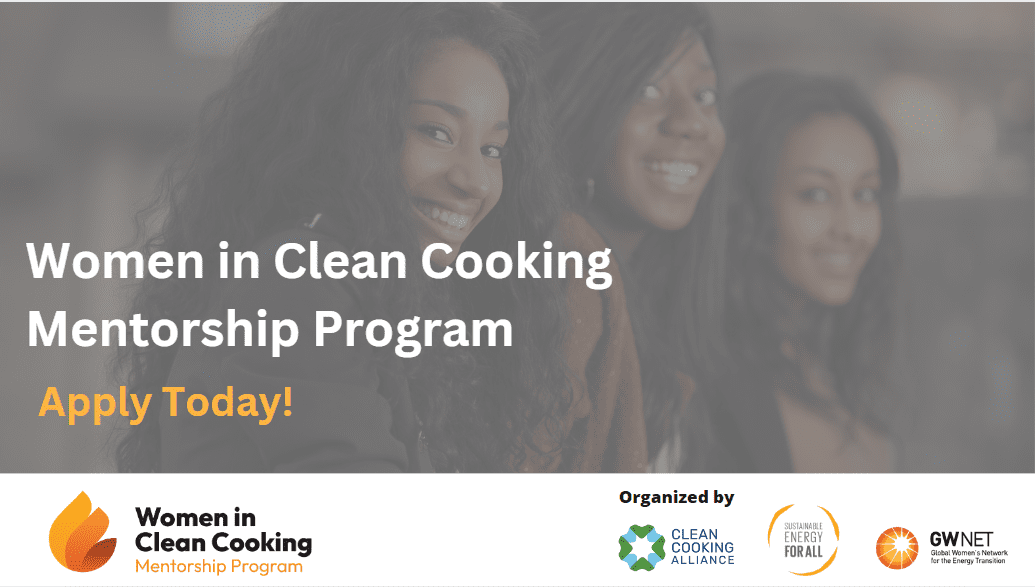 GWNET Women in Clean Cooking Mentorship Program 2025