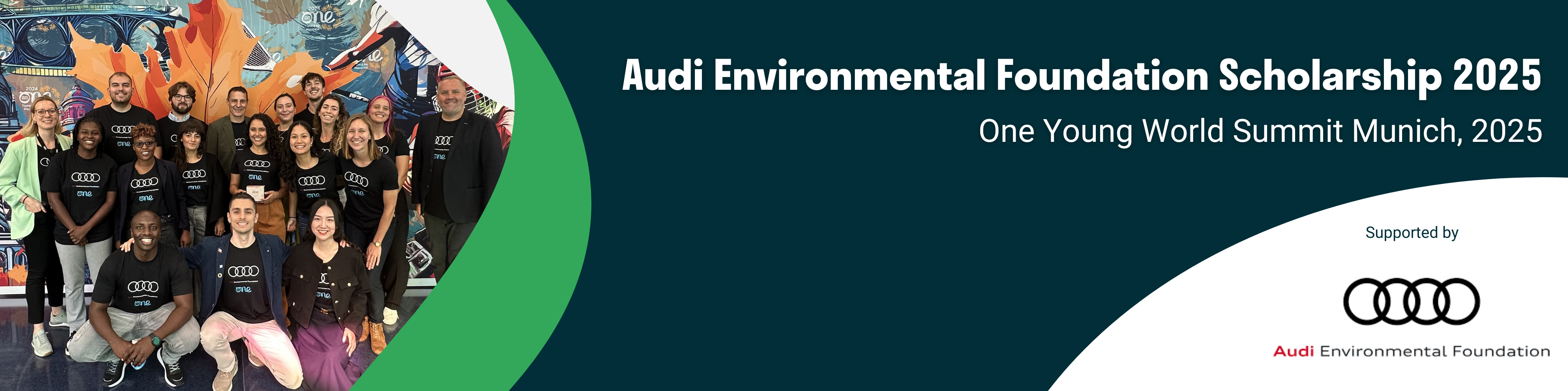 Audi Environmental Foundation Scholarships to Attend the One Young World Summit 2025 in Munich, Germany (Fully Funded)