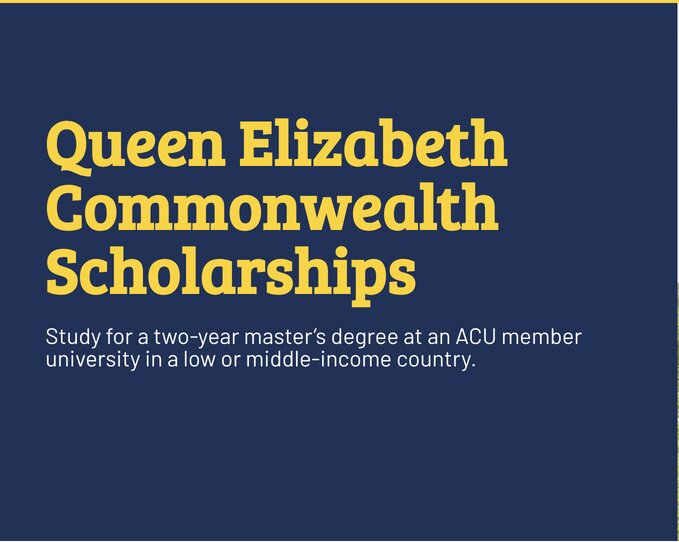 Queen Elizabeth Commonwealth Scholarships (QECS) 2026/2027 for Master’s Study in Low- and Middle-Income Commonwealth Countries (Fully Funded)